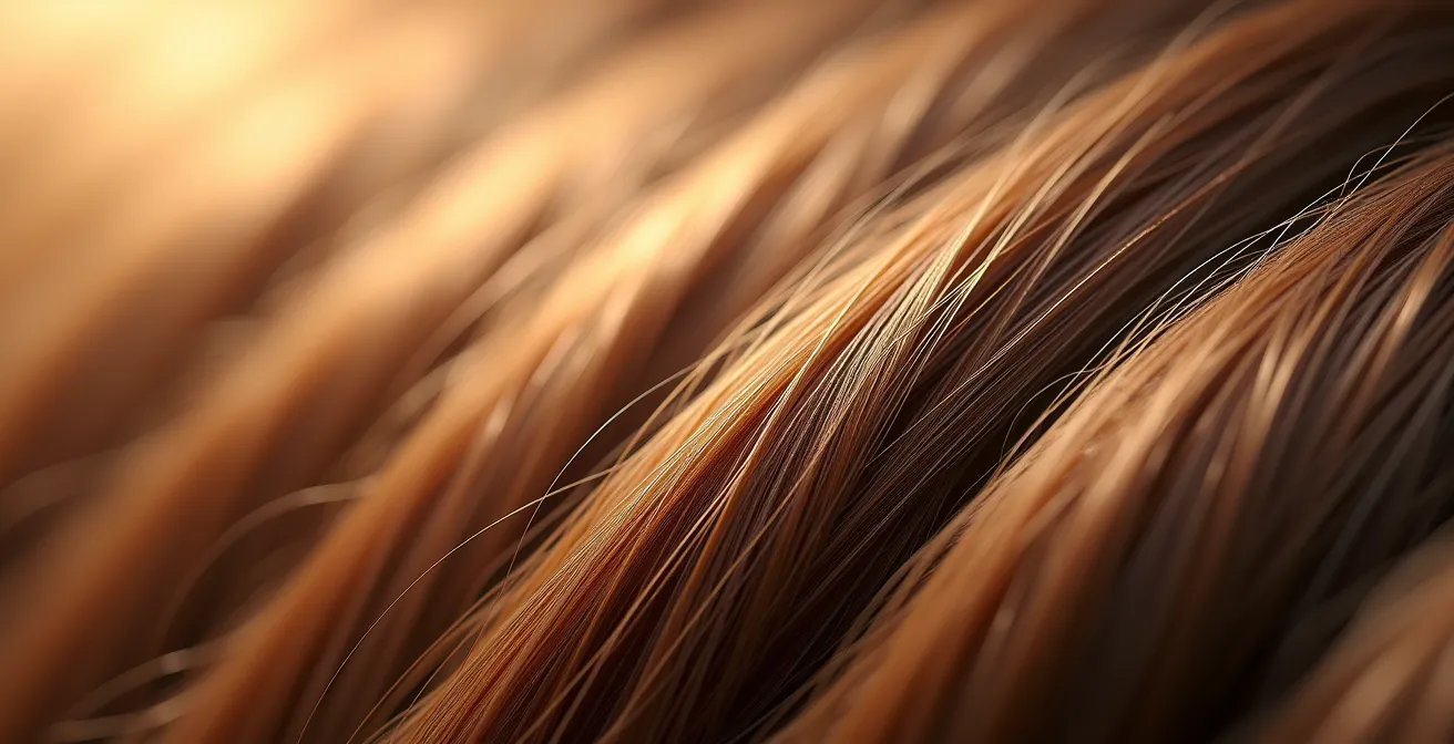 Cheveux brillants et sains après diagnostic professionnel